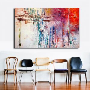 Abstract Painting Canvas Wall Prints Colorful Poster and Prints Wall Pictures for Living Room Office Decoration Bedroom Modern
