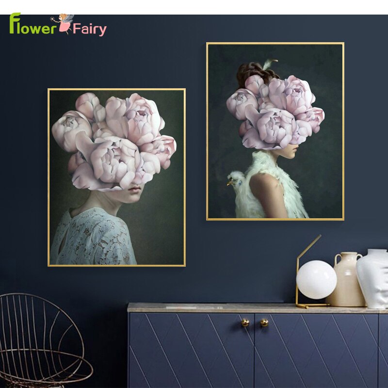 Abstract-Peony-Flowers-Girl-Wall-Art-Canvas-Painting-Feather-Nordic-Poster-Bird-Modern-Wall-Pictures-For.jpg