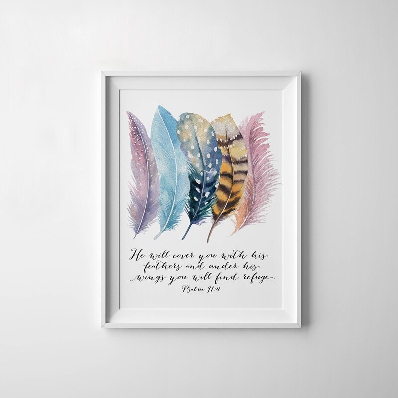 Abstract-Quotes-Art-Home-Decor-Wall-Picture-Bible-Verse-Psalm-91-4-Poster-Canvas-Print-Painting-4.jpg