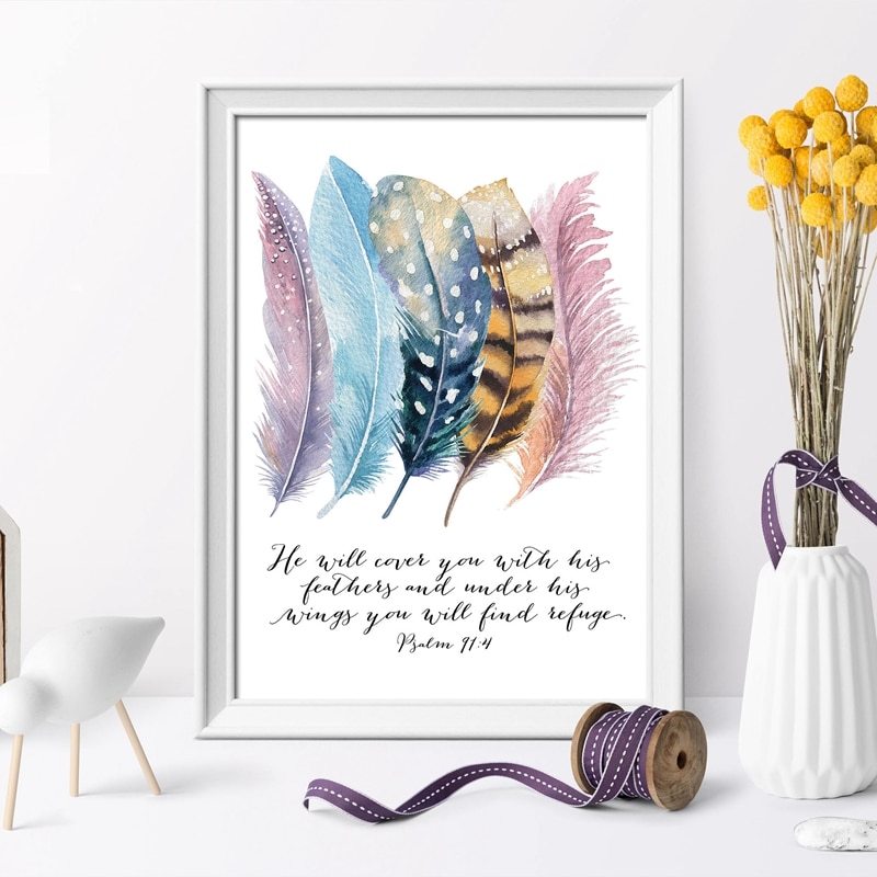 Abstract-Quotes-Art-Home-Decor-Wall-Picture-Bible-Verse-Psalm-91-4-Poster-Canvas-Print-Painting.jpg