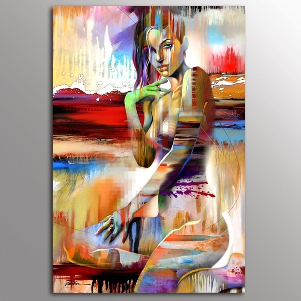 Abstract Sexy Beauty Posters Nude Girl Wall Art Canvas Painting Nordic  Simple Frameless Decorative Painting Pictures – Nordic Wall Decor