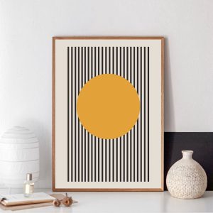 Abstract Unique Geometric Poster Minimalist Art Canvas Painting Posters and Prints Wall Art Pictures for Living Room Home Decor