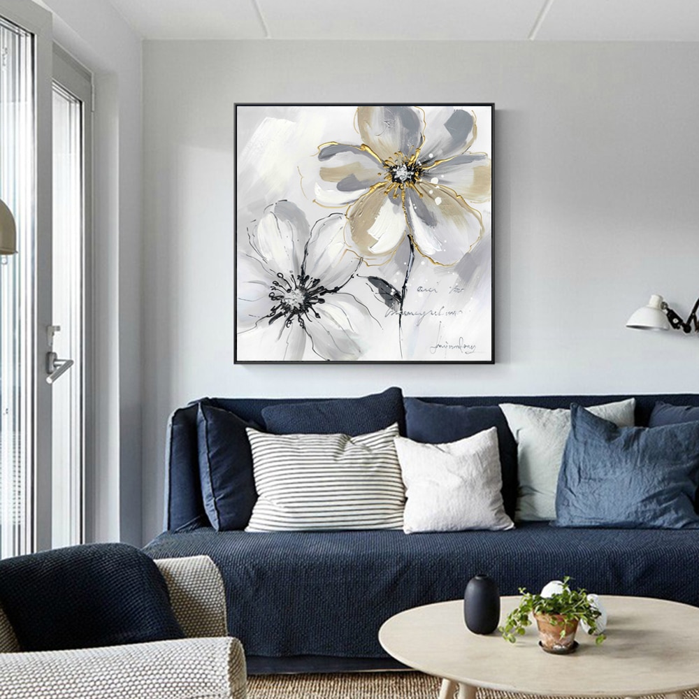 Abstract-White-Flowers-with-Golden-Heart-Canvas-Wall-Art-Paintings-Posters-And-Prints-Large-Flowers-Home-5.jpg