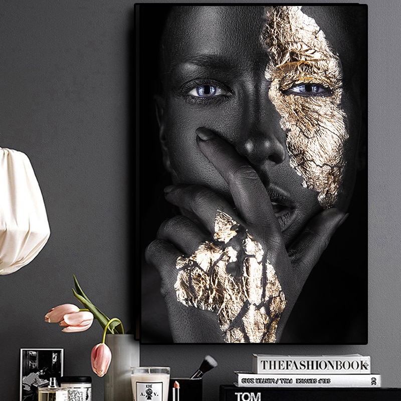 African-Art-Black-and-Gold-Woman-Oil-Painting-on-Canvas-Cuadros-Posters-and-Prints-Scandinavian-Wall-1.jpg