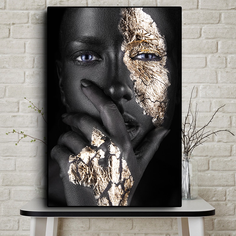 African-Art-Black-and-Gold-Woman-Oil-Painting-on-Canvas-Cuadros-Posters-and-Prints-Scandinavian-Wall.jpg