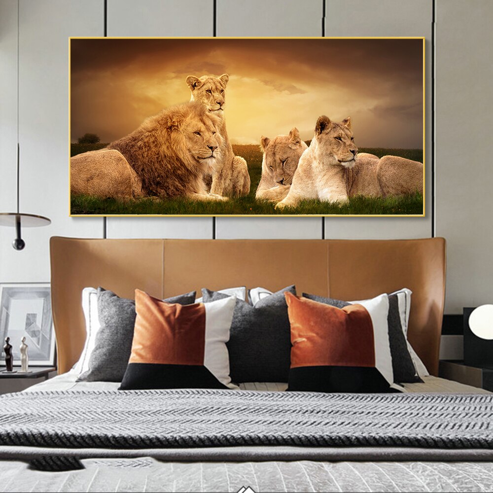 African-Lions-Family-Black-And-White-Canvas-Art-Posters-And-Prints-Lions-Animasl-Canvas-Paintings-On-2.jpg