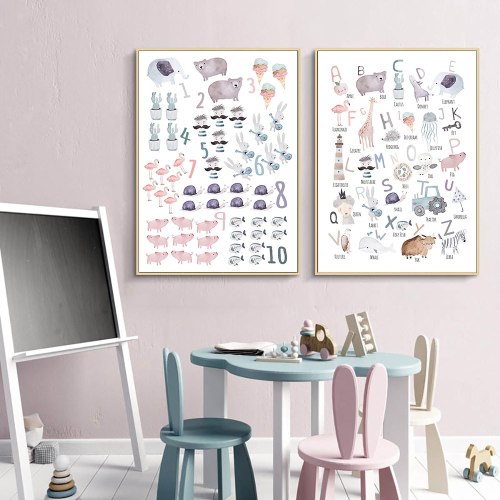 Alphabet-Poster-Number-Educational-Canvas-Painting-Nursery-Wall-Art-Prints-Animals-Illustration-Learning-Picture-Kids-Room-2.jpg