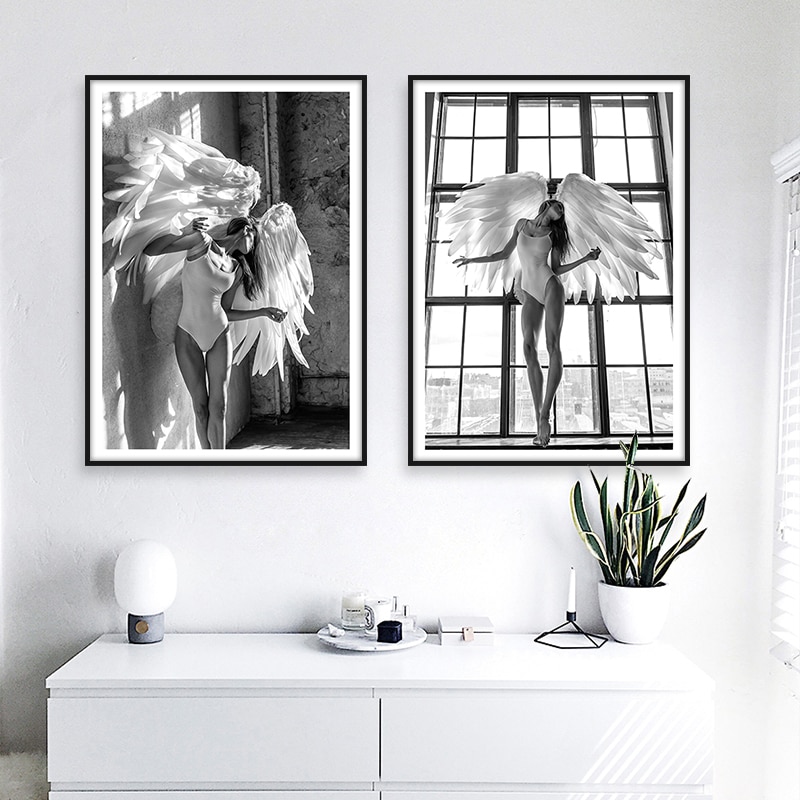 Angel-Wing-Canvas-Posters-And-Prints-Wall-Art-Canvas-Painting-Black-White-Wall-Pictures-For-Living-4.jpg