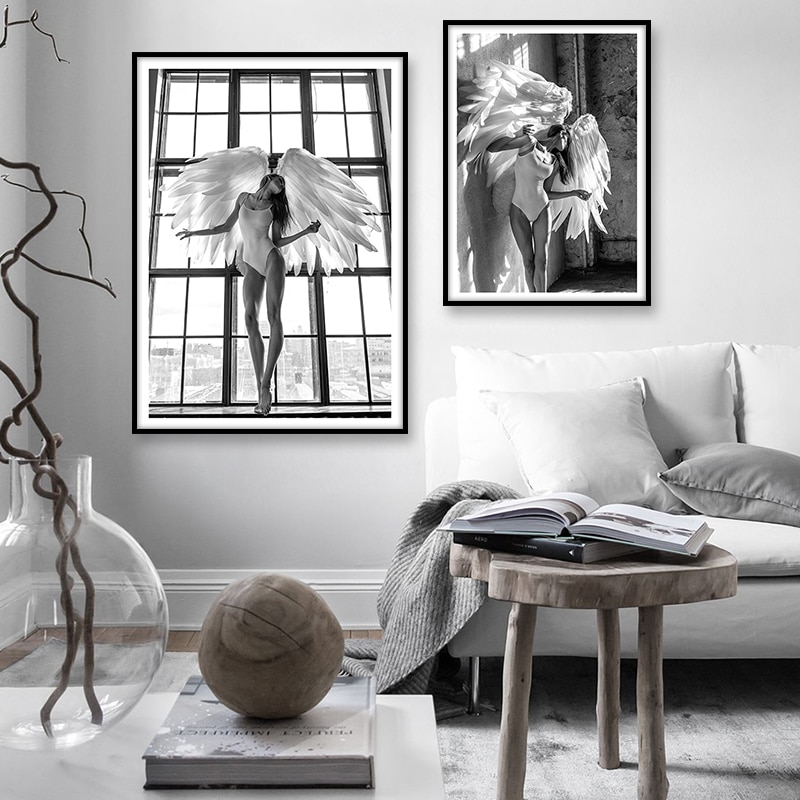 Angel-Wing-Canvas-Posters-And-Prints-Wall-Art-Canvas-Painting-Black-White-Wall-Pictures-For-Living-6.jpg