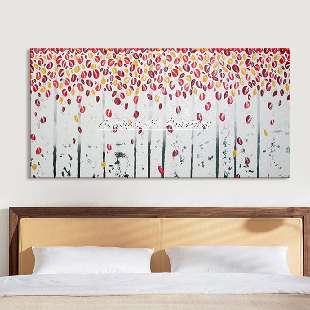 Arthyx-Paintings-Modern-Wall-Art-Home-Decoration-Red-Trees-Romantic-Leaf-Rain-Large-Living-Room-Hand-2.jpg