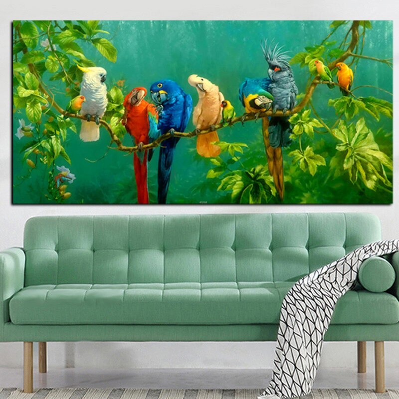 Artistic-Parrot-Bird-on-Branches-Wood-Landscape-Oil-Painting-on-Canvas-Poster-Print-Wall-Art-Picture-2.jpg