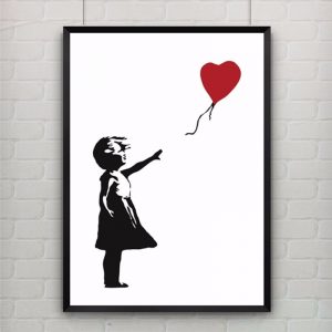Banksy canvas Print painting Wall Pictures for home decor drop ship