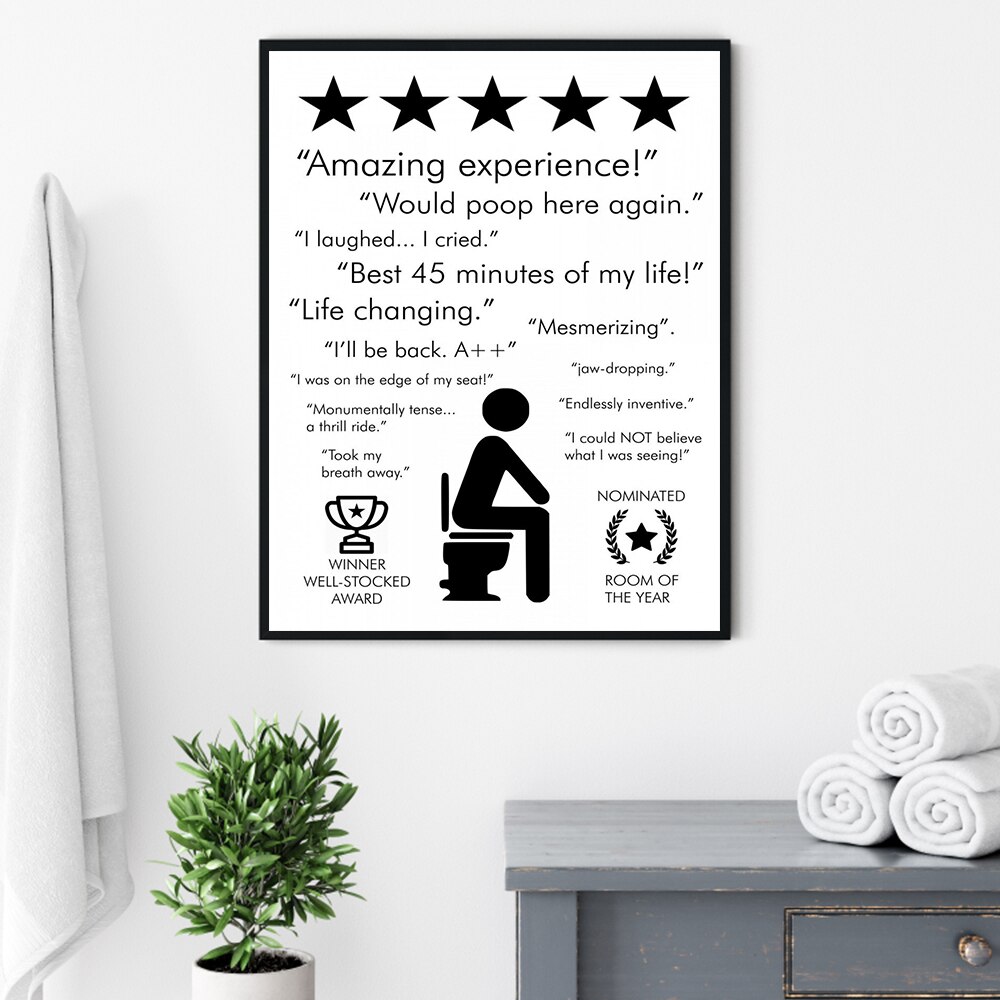 Bathroom-Quote-Sign-Print-Black-White-Poster-Amazing-Experience-Would-Poop-Here-Again-Toilet-Art-Canvas-2.jpg