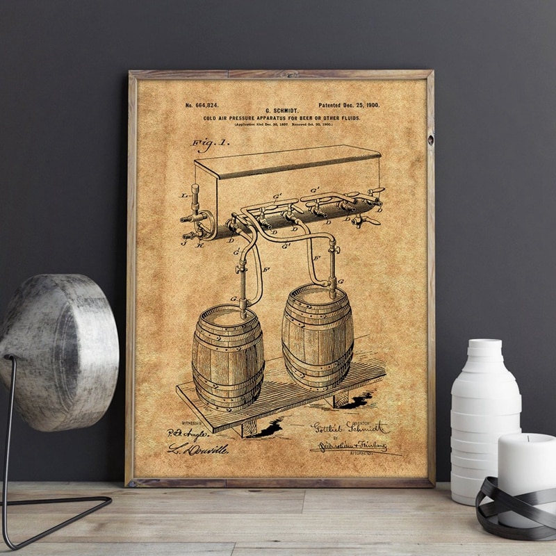 Beer-Keg-Cold-Air-Pressure-Tap-Patent-Prints-Wall-Art-Posters-Room-Decor-Vintage-Blueprint-Canvas-2.jpg