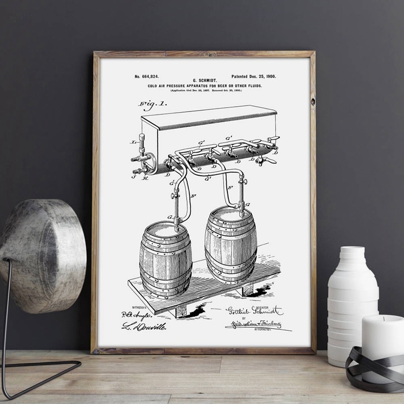 Beer-Keg-Cold-Air-Pressure-Tap-Patent-Prints-Wall-Art-Posters-Room-Decor-Vintage-Blueprint-Canvas-4.jpg