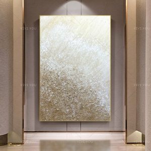 Best Large Modern Granules Golden Artwork Painting Wall Art Oil Paintings Canvas Oil Art Home Decoration Wall Artwork For Room