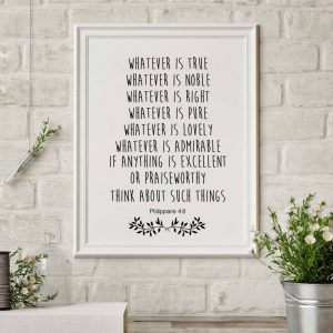 Bible Verse Print Christian Wall Decor Bible Quote Canvas Painting Poster Living Room / Bedroom Modern Home Decoration