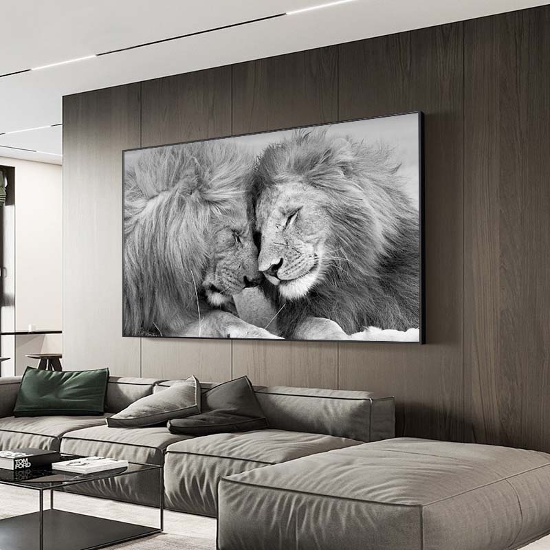 Black-African-Lions-Canvas-Paintings-on-The-Wall-Nordic-Style-Lion-Head-To-Head-Posters-and-2.jpg