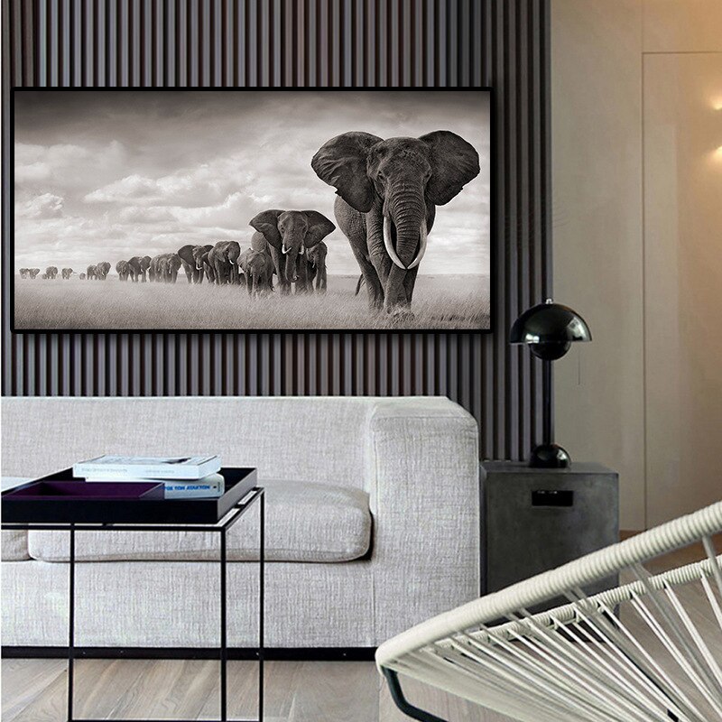 Black-And-White-Elephant-QueueModern-Canvas-Painting-Nordic-Posters-And-Prints-Decoration-Art-Wall-Picture-For-3.jpg