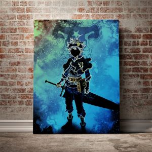 Black Clover Asta Anime Fanart Poster Canvas Painting Wall Art Decoration prints for living Kid Children room Home bedroom decor