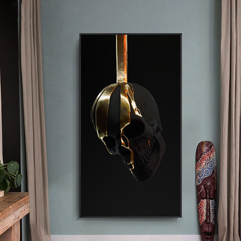 Black-Gold-Modern-Abstract-Skull-Flower-Modern-Canvas-Painting-Posters-Prints-Wall-Art-Picture-for-Living-3.jpg
