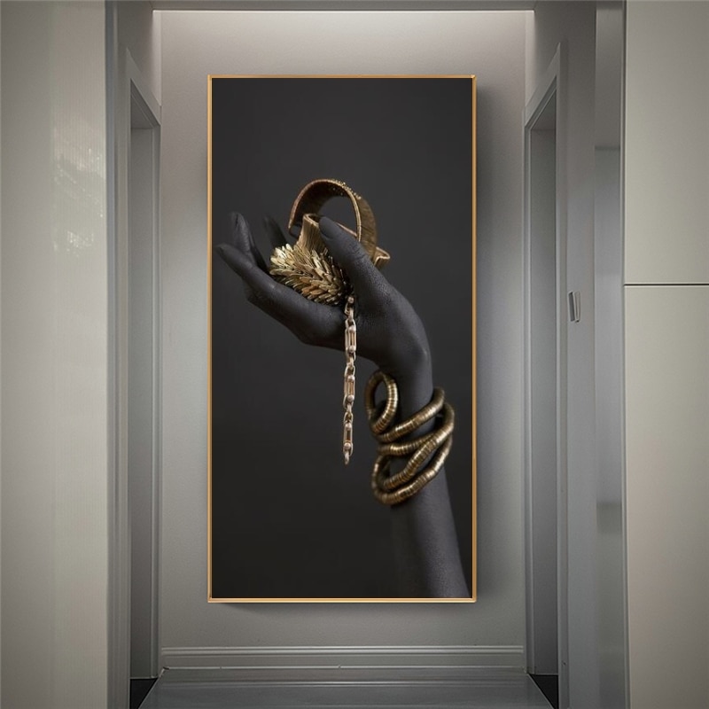 Black-Hand-With-Golden-Jewelry-Canvas-Paintings-On-The-Wall-Posters-And-Prints-African-Art-Modern-3.jpg