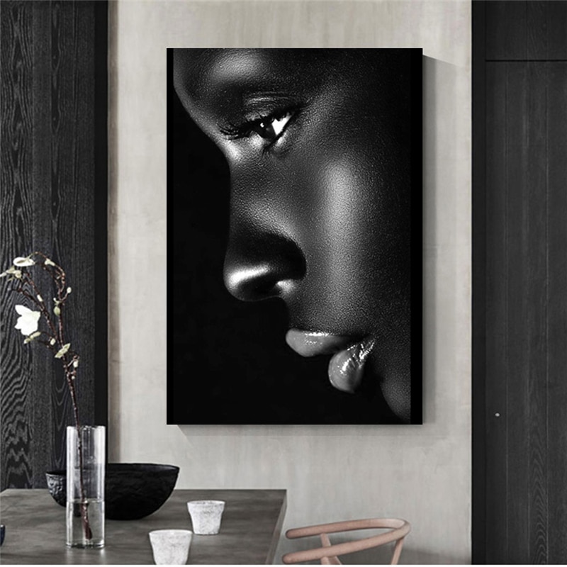 Black-Profile-Lip-Woman-Oil-Painting-on-Canvas-Cuadros-Posters-and-Prints-African-Wall-Art-Picture-1.jpg