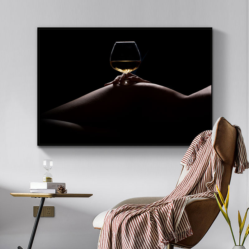 Black-Sexy-Body-Nude-Women-Wine-Oil-Painting-on-Canvas-African-Art-Cuadros-Posters-and-Prints-1.jpg