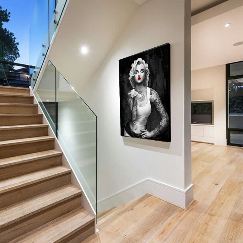 Black-White-Marilyn-Monroe-Art-Canvas-Painting-Portrait-Poster-and-Prints-Hip-Hop-Tattoos-Girl-Wall-3.jpg
