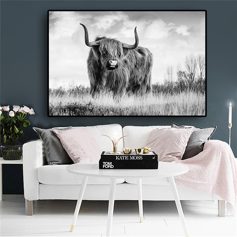 Black-and-White-Freedom-HIGHLAND-COW-Animal-Canvas-Painting-Posters-and-Prints-Scandinavian-Yak-Wall-Art.jpg