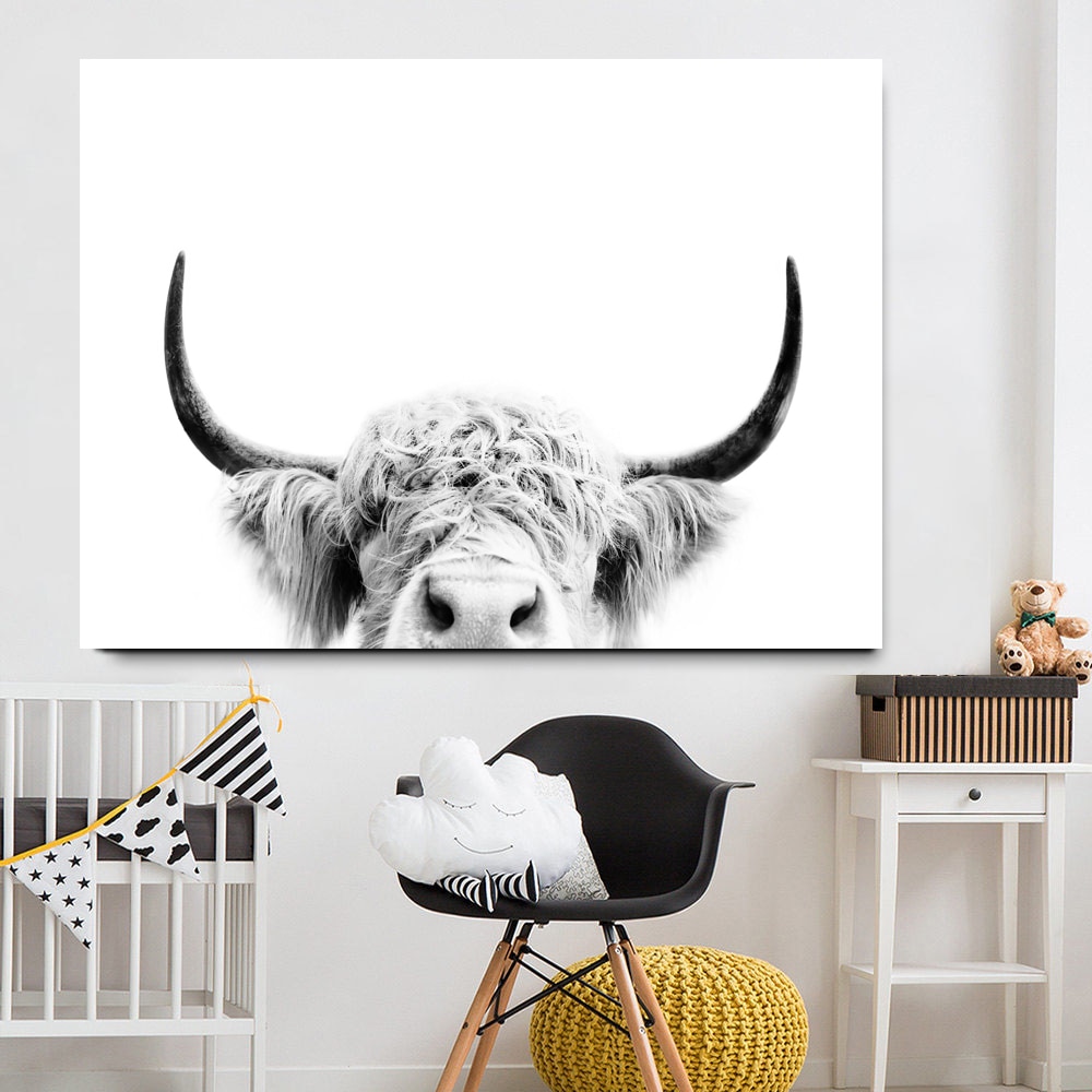 Black-and-White-Highland-Cow-Cattle-Wall-Canvas-Art-Nordic-Painting-Poster-and-Print-Scandinavian-Wall-1.jpg