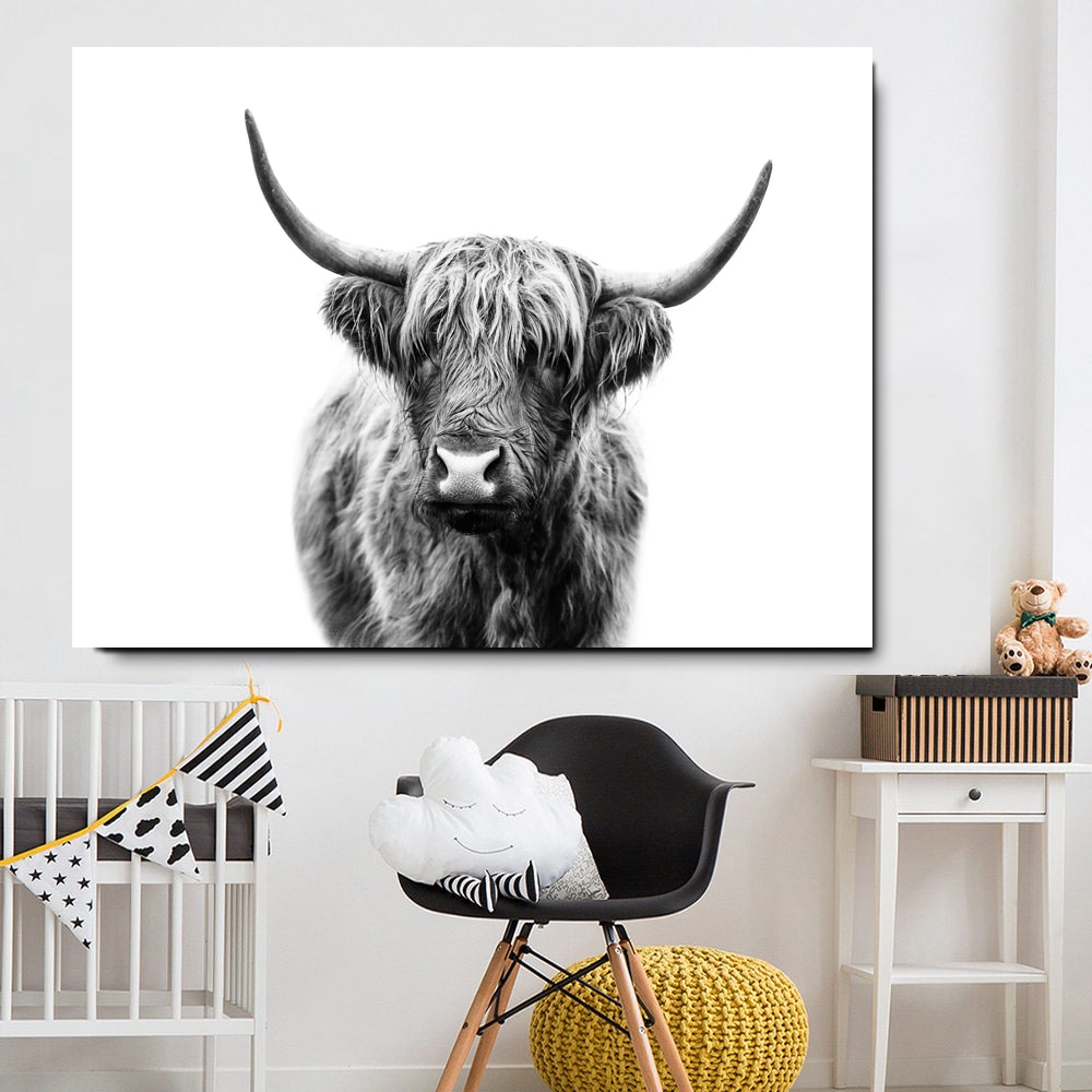 Black-and-White-Highland-Cow-Cattle-Wall-Canvas-Art-Nordic-Painting-Poster-and-Print-Scandinavian-Wall-2.jpg