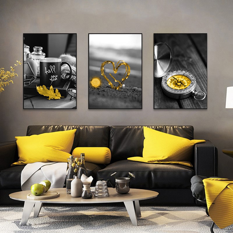 Black-and-White-Photograph-Landscape-Picture-Home-Decor-Nordic-Canvas-Painting-Wall-Art-Yellow-Scenery-Art-1.jpg