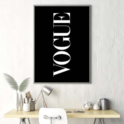 Black and White Quotes Poster Canvas Painting Fashion Nordic Wall Art ...