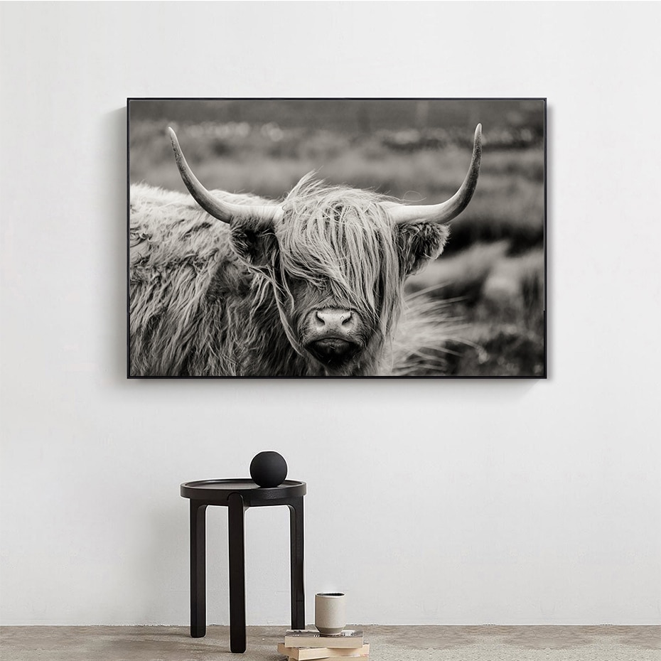 Black-and-White-Scottish-Highland-Yak-Canvas-Painting-Animals-Posters-and-Prints-Nordic-Wall-Art-Pictures-3.jpg