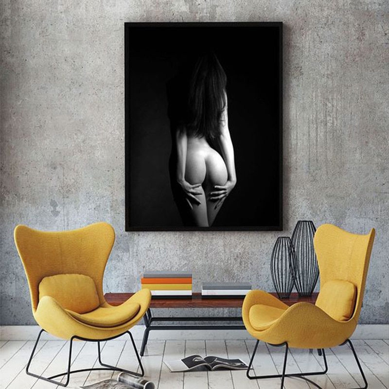 Black-and-white-sexy-nude-female-poster-living-room-bedroom-canvas-painting-decorative-painting-1.jpg