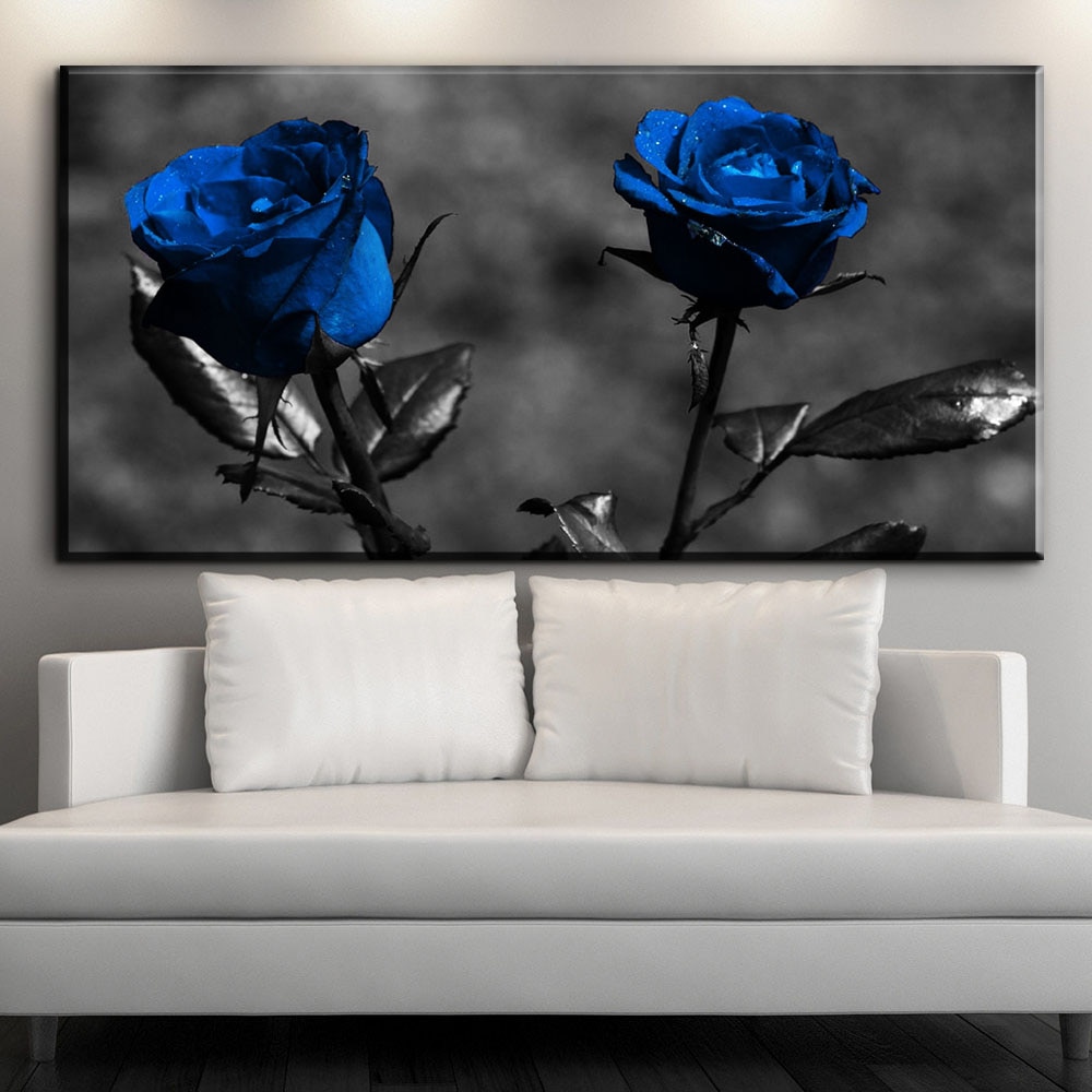 Blue-color-Rose-Flower-Landacape-Posters-and-Prints-Wall-Art-Canvas-Painting-Black-White-Picture-Modern.jpg