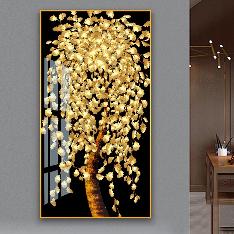 CFART-Golden-Tree-Oil-Painting-Money-Tree-Canvas-Poster-Print-Wall-Picture-Living-Room-Print-Art-1.jpg