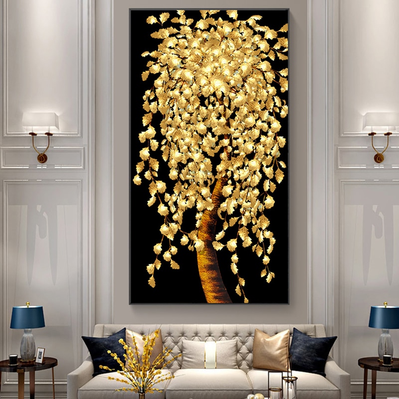 CFART-Golden-Tree-Oil-Painting-Money-Tree-Canvas-Poster-Print-Wall-Picture-Living-Room-Print-Art.jpg