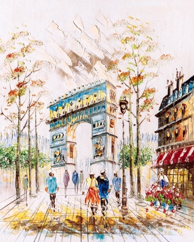 Canvas-Art-Oil-Painting-Arc-de-Triomphe-Tourists-Art-Poster-Picture-Wall-Decor-Modern-Home-Decoration-1.jpg