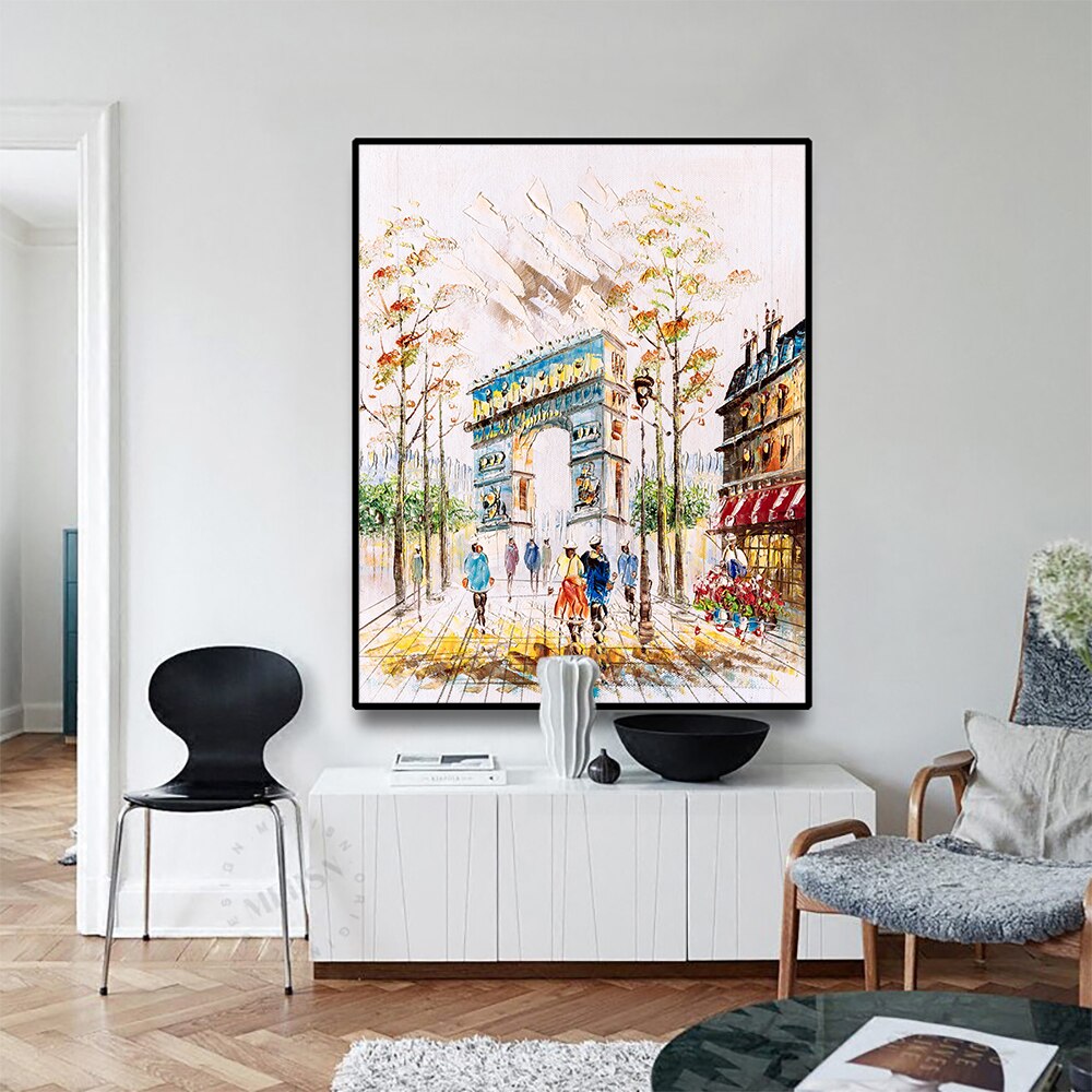 Canvas-Art-Oil-Painting-Arc-de-Triomphe-Tourists-Art-Poster-Picture-Wall-Decor-Modern-Home-Decoration-4.jpg