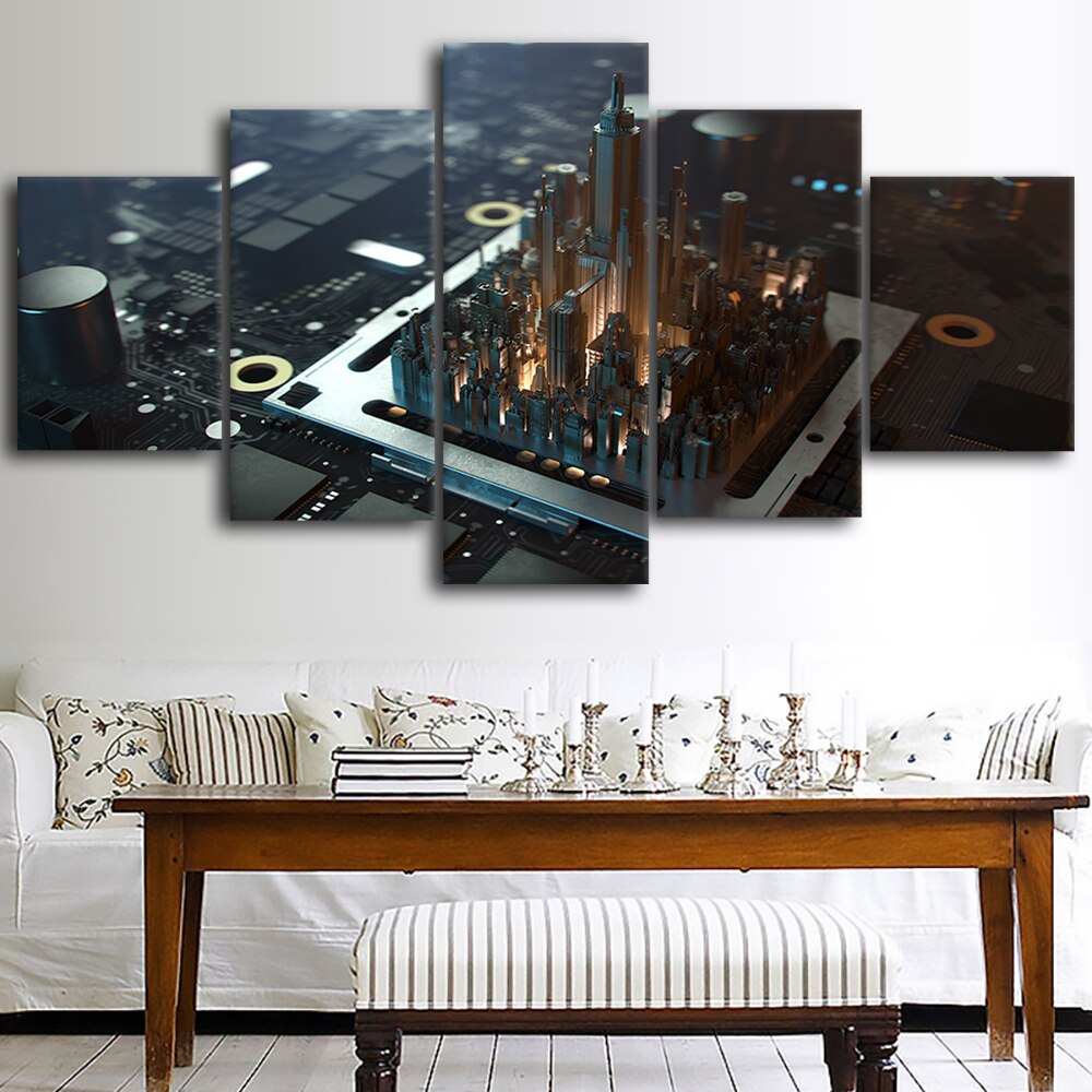 Canvas-HD-Prints-Pictures-Framework-5-Pieces-Sci-Fi-CPU-City-Paintings-Home-Wall-Art-Decor-2.jpg