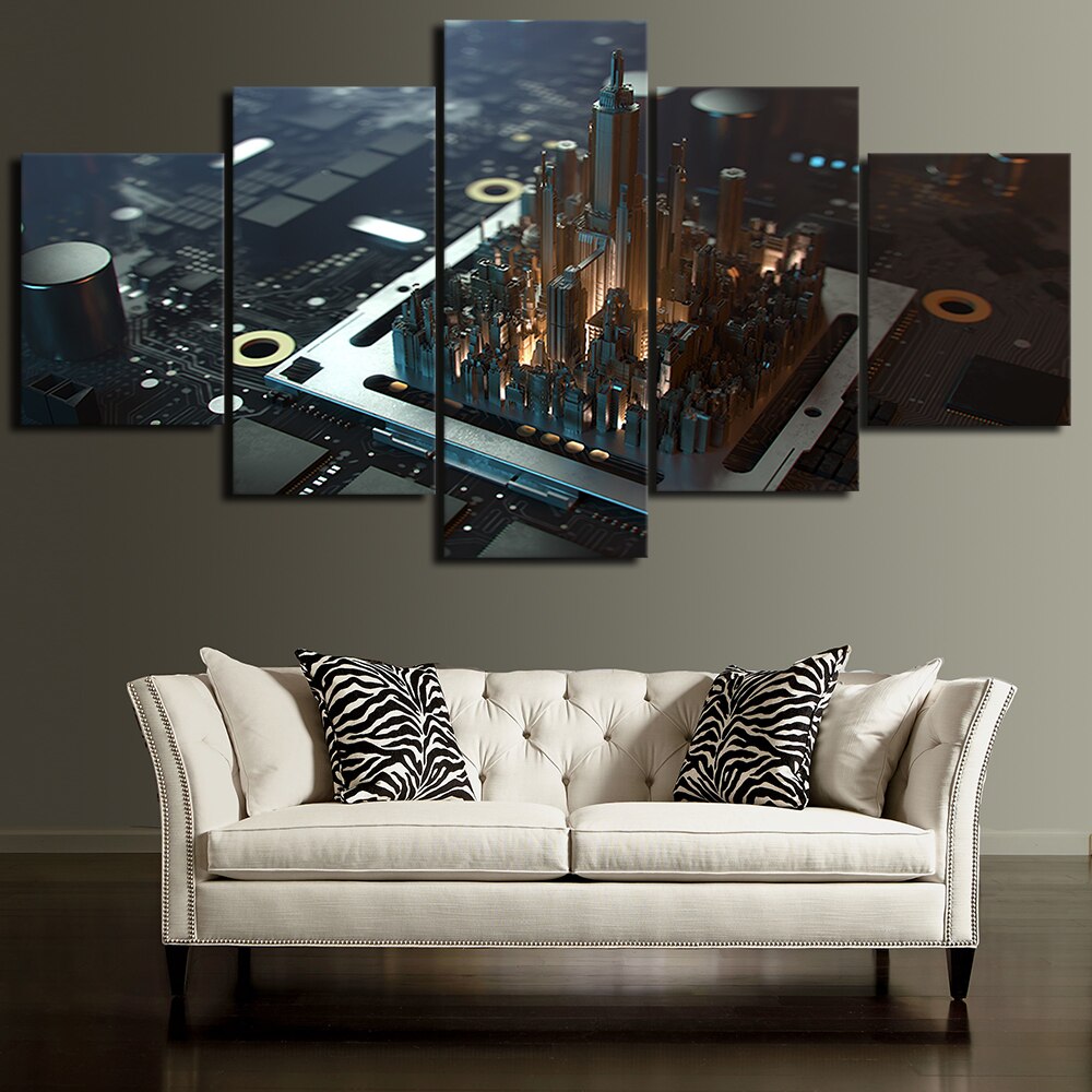 Canvas-HD-Prints-Pictures-Framework-5-Pieces-Sci-Fi-CPU-City-Paintings-Home-Wall-Art-Decor-3.jpg