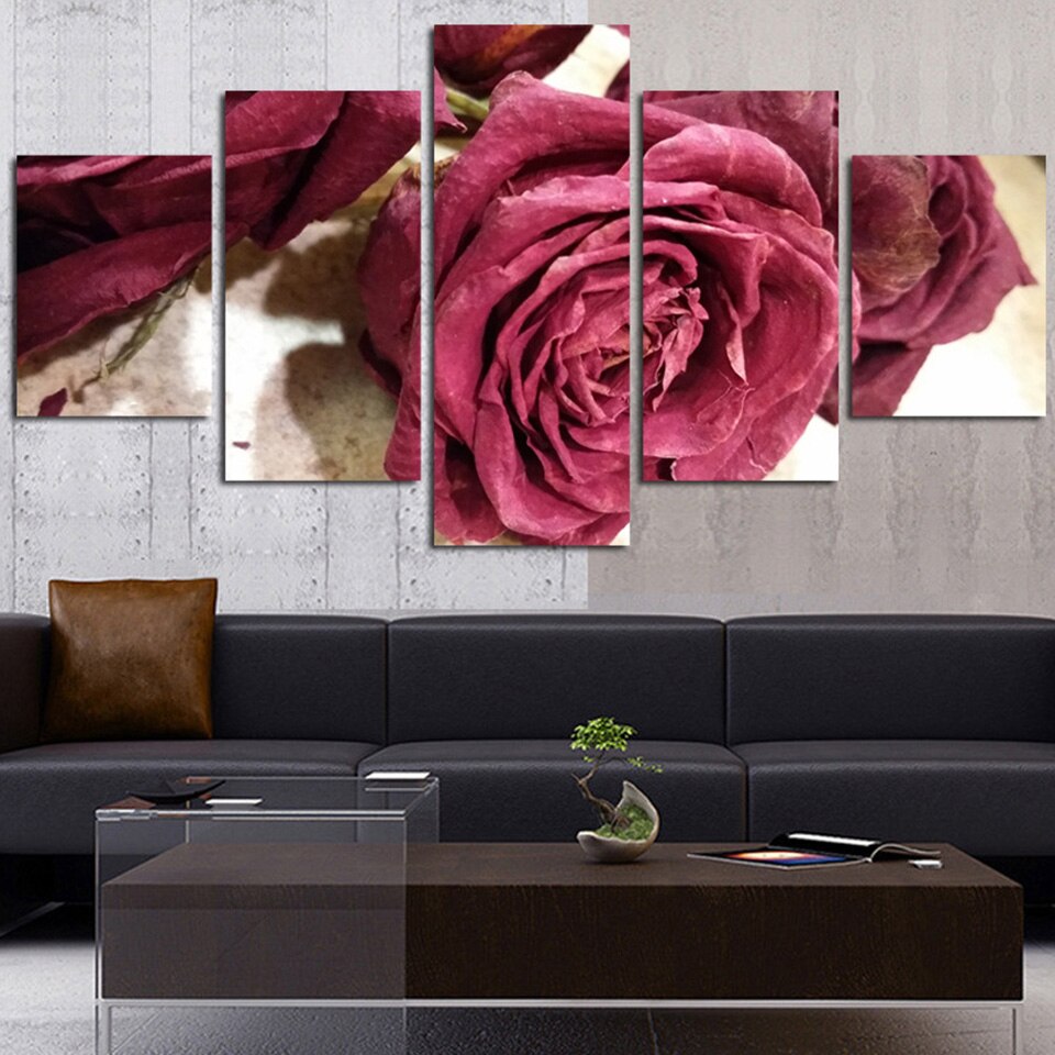 Canvas-Painting-5-Panels-Romantic-Roses-Modular-Framework-Living-Room-HD-Printed-Pictures-Wall-Art-Home-1.jpg
