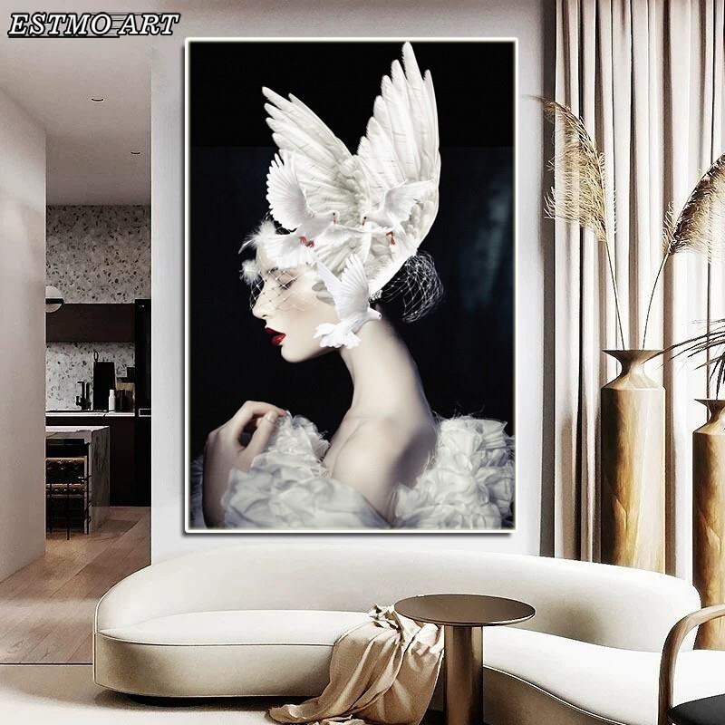 Canvas-Painting-Abstract-Cuadros-Wall-Art-Posters-Girl-with-White-Pigeon-Art-Picture-for-Living-Room.jpg