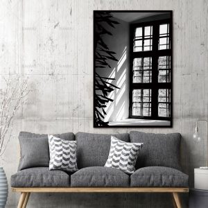 Canvas Painting Wall Art Pictures Abstract Wall Print Door Black and White Picture Window Poster for Living Room Home Decor