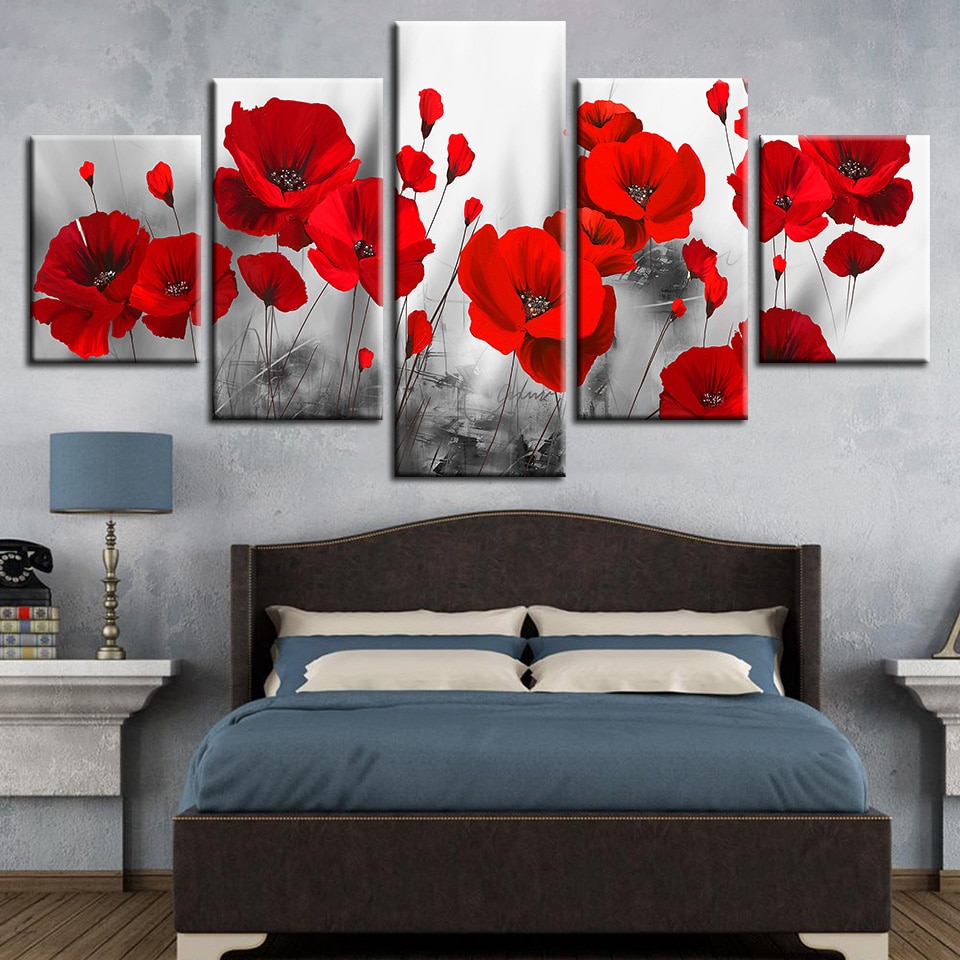Canvas-Printed-Pictures-Living-Room-Wall-Art-Framework-5-Pieces-Romantic-Poppies-Paintings-Red-Flowers-Poster-3.jpg