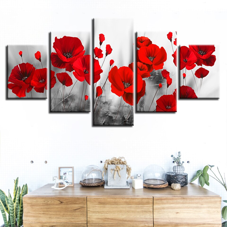 Canvas-Printed-Pictures-Living-Room-Wall-Art-Framework-5-Pieces-Romantic-Poppies-Paintings-Red-Flowers-Poster-4.jpg