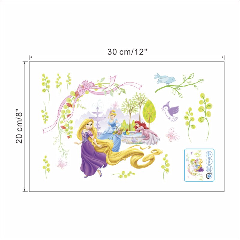 Cartoon-Rapunzel-Ariel-Cinderalle-Princess-Wall-Stickers-For-Girls-Room-Home-Decoration-Pvc-Poster-Kids-Wall-5.jpg