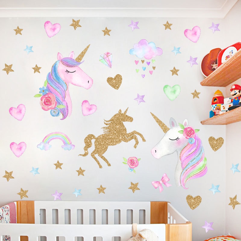 Cartoon-Unicorn-Horse-Star-Heart-Shape-Pattern-Wall-Stickers-For-Kids-Room-Home-Decoration-Diy-Animal-3.jpg